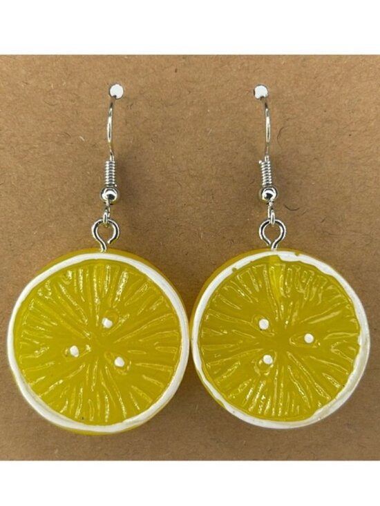 Fashion Jewelry Jewelry - Acrylic Lemon Earrings Cute Summer Fashion Jewelry